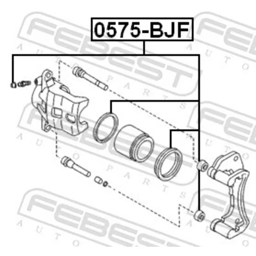 Opravná sada brzdového strmeňa 0575-BJF /FEBEST/ - obr. 1
