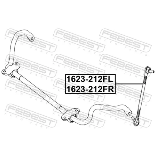 Tyč/Vzpera stabilizátora 1623-212FL /FEBEST/ - obr. 1