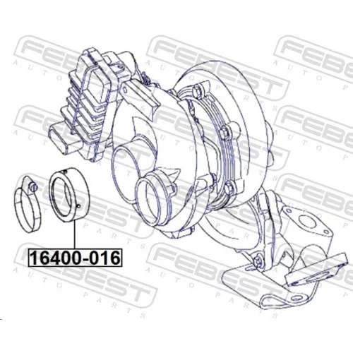 Tesnenie prívodu turbíny 16400-016 /FEBEST/ - obr. 1