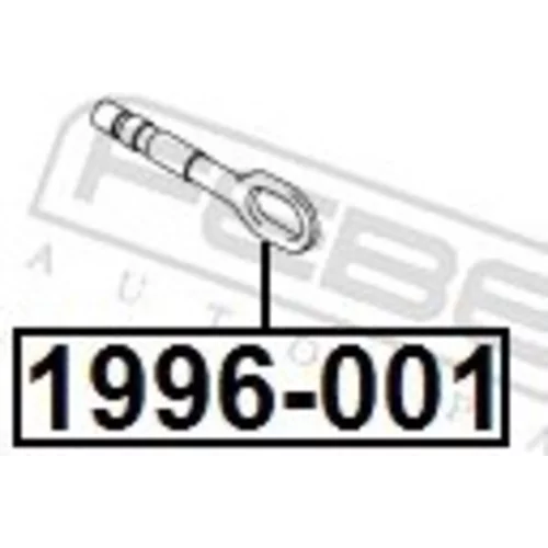 Vlečný hák 1996-001 /FEBEST/ - obr. 1