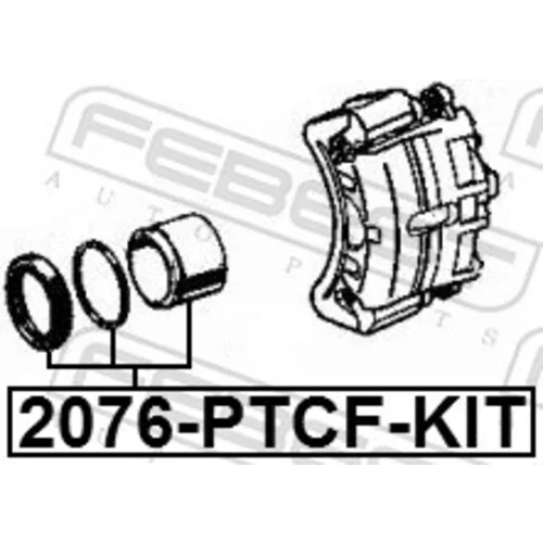 Opravná sada brzdového strmeňa 2076-PTCF-KIT /FEBEST/ - obr. 1
