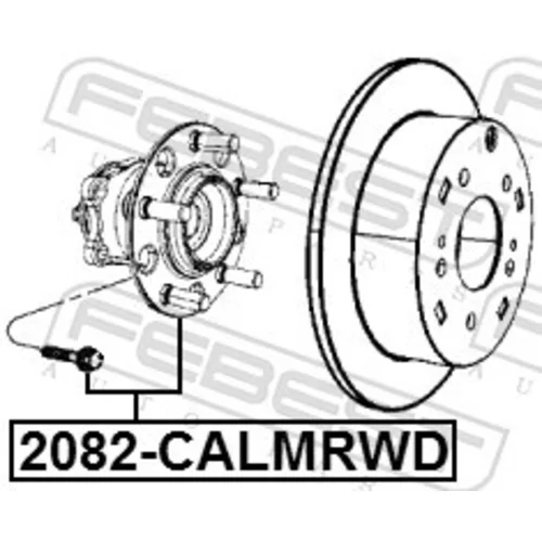 Náboj kolesa 2082-CALMRWD /FEBEST/ - obr. 1