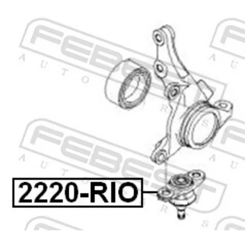 Zvislý/nosný čap 2220-RIO /FEBEST/ - obr. 1