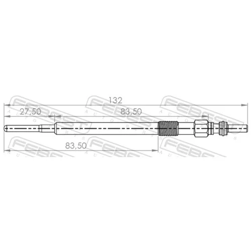 Žeraviaca sviečka 22642-001 /FEBEST/ - obr. 1