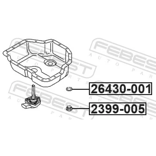 Skrutka olejovej vane 2399-005 /FEBEST/ - obr. 1