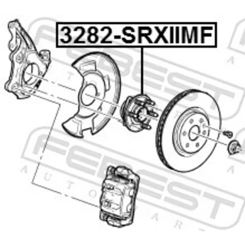 Náboj kolesa 3282-SRXIIMF /FEBEST/ - obr. 1