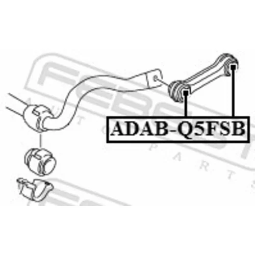 Uloženie vzpery nápravy ADAB-Q5FSB /FEBEST/ - obr. 1