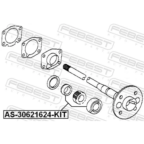 Ložisko hnacieho hriadeľa AS-30621624-KIT /FEBEST/ - obr. 1