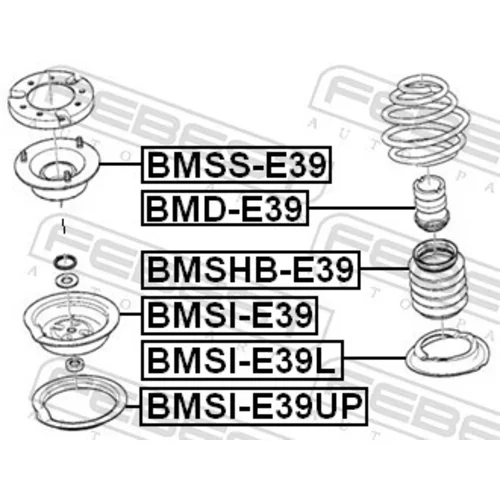 Tanier pružiny BMSI-E39 /FEBEST/ - obr. 1