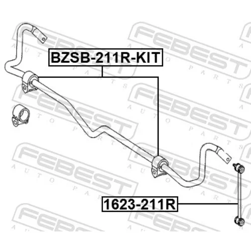 Opravná sada uloženia stabilizátora BZSB-211R-KIT /FEBEST/ - obr. 1