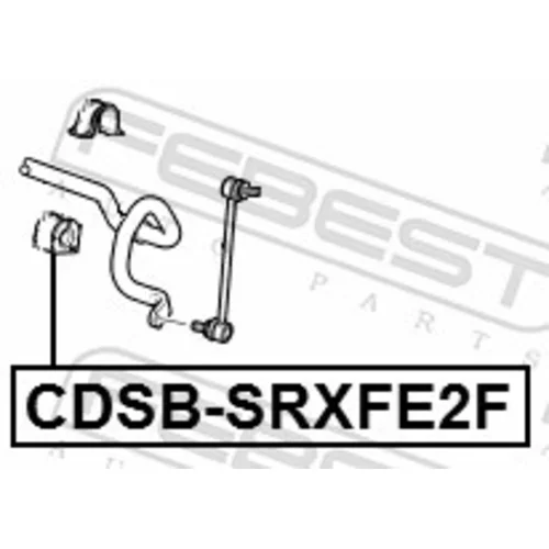 Uloženie priečneho stabilizátora CDSB-SRXFE2F /FEBEST/ - obr. 1