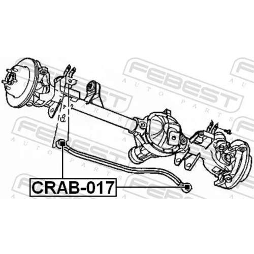 Uloženie riadenia CRAB-017 /FEBEST/ - obr. 1