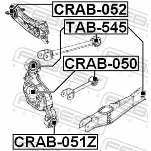 Uloženie riadenia CRAB-051Z /FEBEST/ - obr. 1