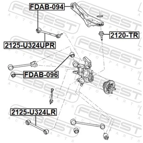 Uloženie riadenia FDAB-094 /FEBEST/ - obr. 1