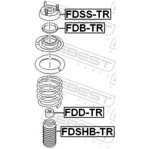 Doraz odpruženia FDD-TR /FEBEST/ - obr. 1