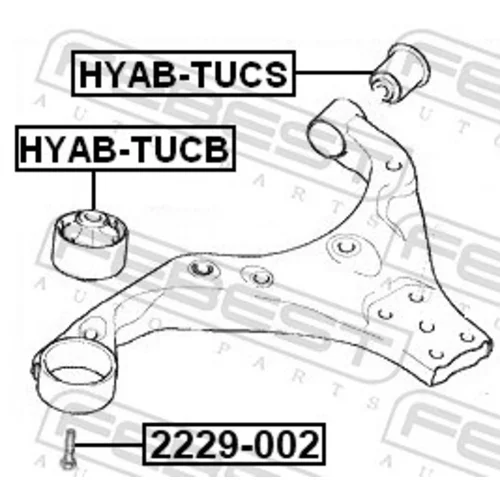 Uloženie riadenia HYAB-TUCB /FEBEST/ - obr. 1