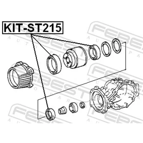 Sada tesnení diferenciálu KIT-ST215 /FEBEST/ - obr. 1