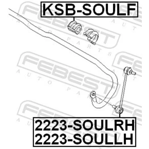 Uloženie priečneho stabilizátora KSB-SOULF /FEBEST/ - obr. 1