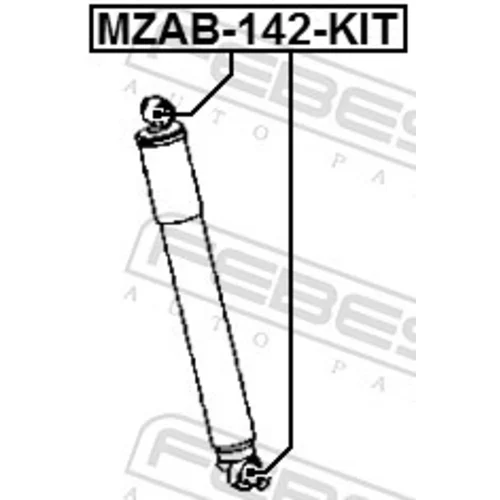 Montážna sada, Tlmič pérovania MZAB-142-KIT /FEBEST/ - obr. 1