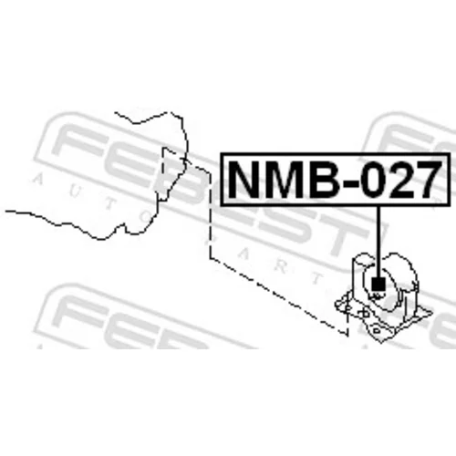 Uloženie motora NMB-027 /FEBEST/ - obr. 1