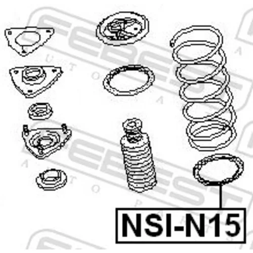Tanier pružiny NSI-N15 /FEBEST/ - obr. 1
