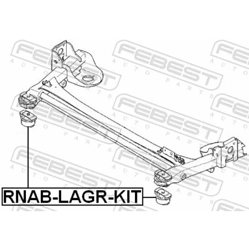 Opravná sada tela nápravy RNAB-LAGR-KIT /FEBEST/ - obr. 1