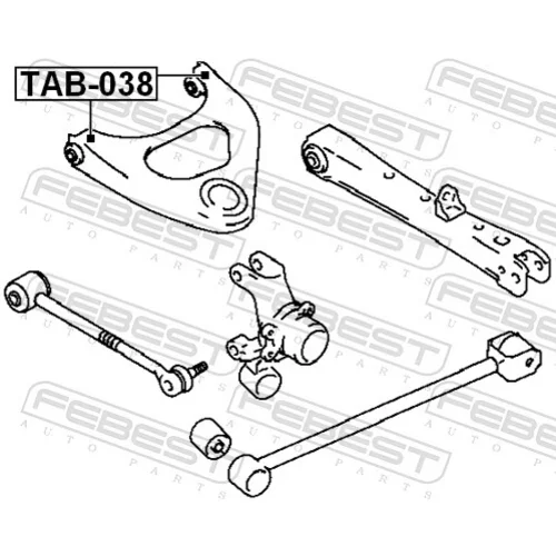 Uloženie riadenia TAB-038 /FEBEST/ - obr. 1