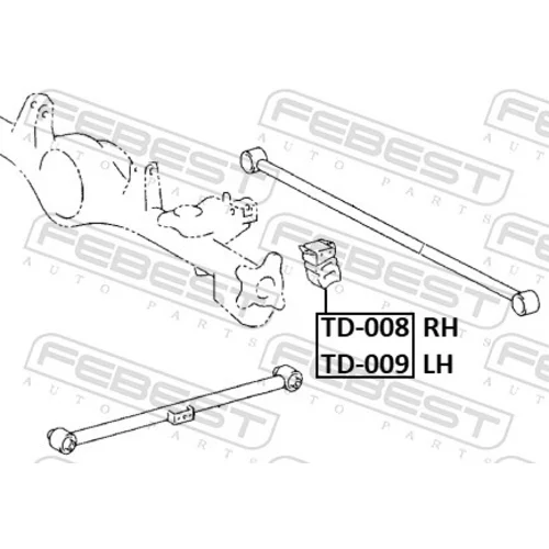 Doraz odpruženia TD-009 /FEBEST/ - obr. 1