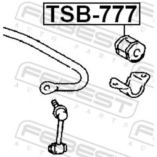 Uloženie priečneho stabilizátora TSB-777 /FEBEST/ - obr. 1