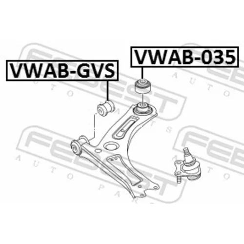 Uloženie riadenia VWAB-035 /FEBEST/ - obr. 1