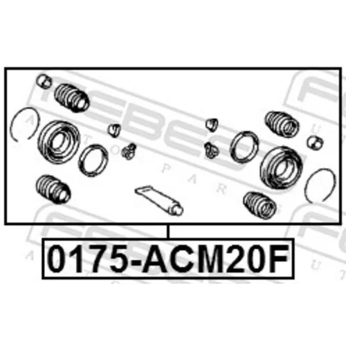 Opravná sada brzdového strmeňa 0175-ACM20F /FEBEST/ - obr. 1