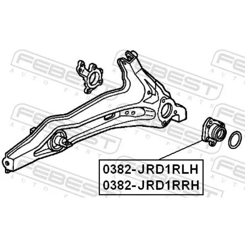 Náboj kolesa 0382-JRD1RLH /FEBEST/ - obr. 1