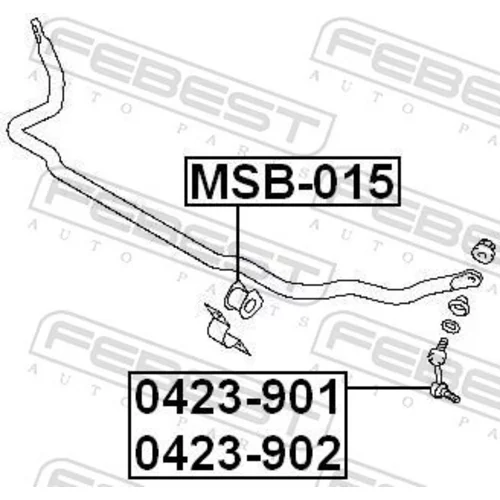 Tyč/Vzpera stabilizátora 0423-902 /FEBEST/ - obr. 1
