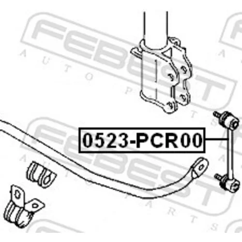 Tyč/Vzpera stabilizátora 0523-PCR00 /FEBEST/ - obr. 1