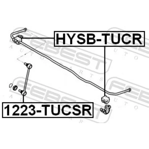 Tyč/Vzpera stabilizátora 1223-TUCSR /FEBEST/ - obr. 1