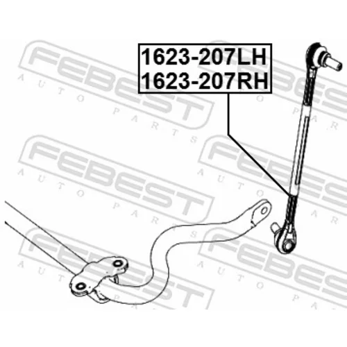 Tyč/Vzpera stabilizátora 1623-207RH /FEBEST/ - obr. 1