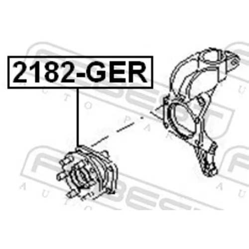 Náboj kolesa 2182-GER /FEBEST/ - obr. 1