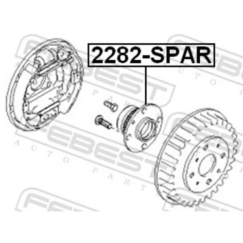 Náboj kolesa 2282-SPAR /FEBEST/ - obr. 1