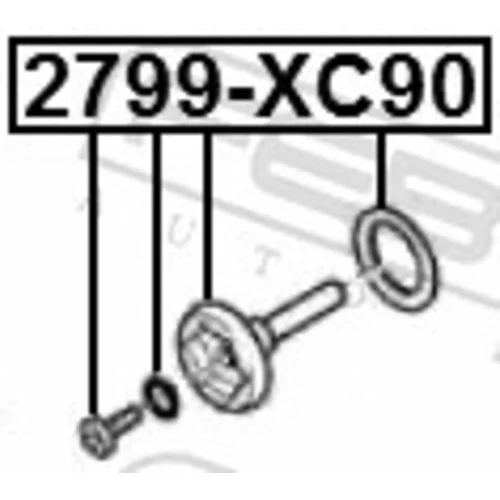 Skrutka olejovej vane 2799-XC90 /FEBEST/ - obr. 1