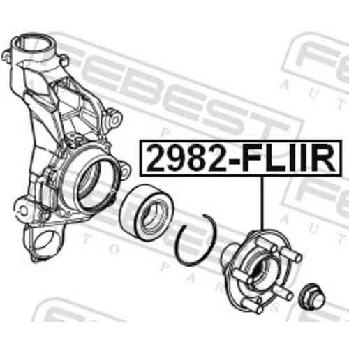 Náboj kolesa 2982-FLIIR /FEBEST/ - obr. 1
