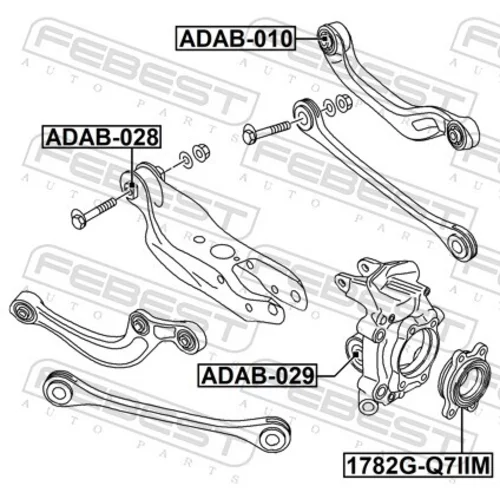Uloženie riadenia ADAB-029 /FEBEST/ - obr. 1