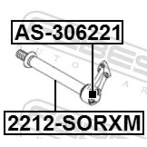 Ložisko hnacieho hriadeľa AS-306221 /FEBEST/ - obr. 1