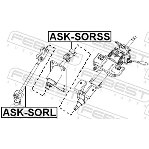 Hriadeľ riadenia ASK-SORSS /FEBEST/ - obr. 1
