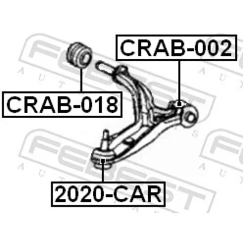 Uloženie riadenia CRAB-018 /FEBEST/ - obr. 1