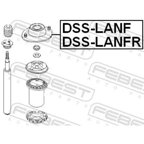 Ložisko pružnej vzpery DSS-LANFR /FEBEST/ - obr. 1