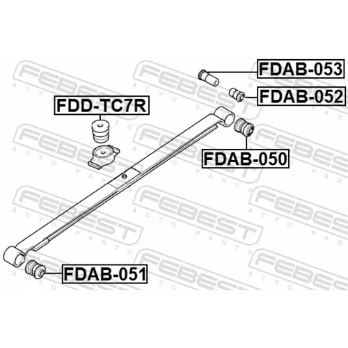 Uloženie riadenia FDAB-050 /FEBEST/ - obr. 1