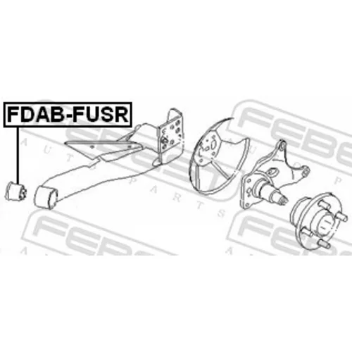 Uloženie tela nápravy FDAB-FUSR /FEBEST/ - obr. 1