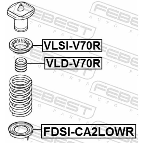 Tanier pružiny FDSI-CA2LOWR /FEBEST/ - obr. 1