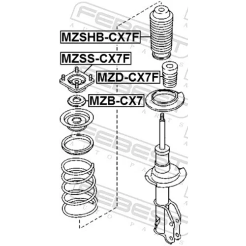 Doraz odpruženia MZD-CX7F /FEBEST/ - obr. 1