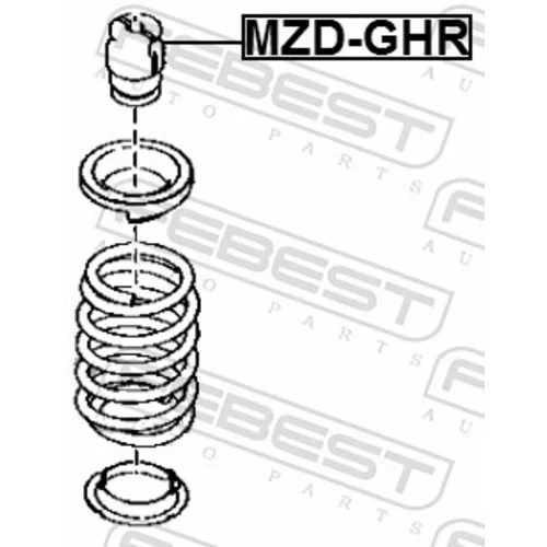 Doraz odpruženia MZD-GHR /FEBEST/ - obr. 1